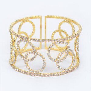 Wrap Rhinestone Bangle